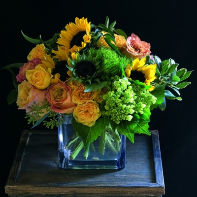 Calendar cu imagini Bouquets, 31.5 x 48 cm, 12 file, 2026